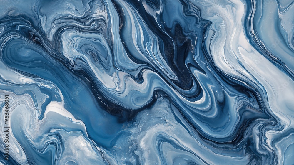 A mesmerizing abstract background featuring swirling patterns of blue and white, reminiscent of flowing water or marble, creating a visually stunning and dynamic composition. A mesmerizing abstract background featuring swirling patterns of blue and white, reminiscent of flowing water or marble, creating a visually stunning and dynamic composition.