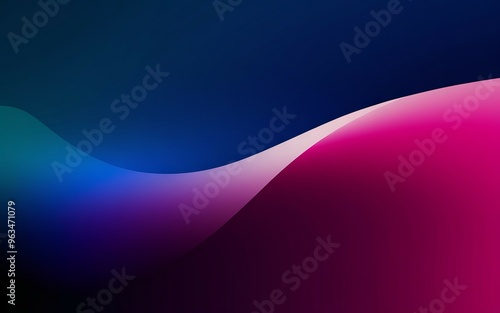 Abstract gradient waves. Vibrant abstract background with flowing gradient waves in pink, blue, and green hues. Perfect for modern designs.