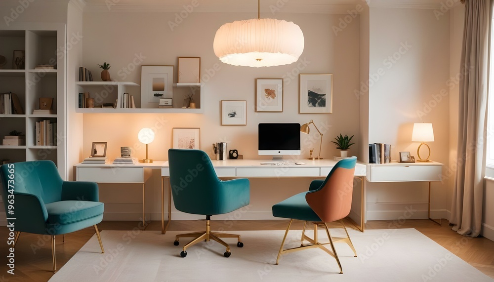 Photo interior modern design room 3d illustration Photo interior modern design room 3d illustration