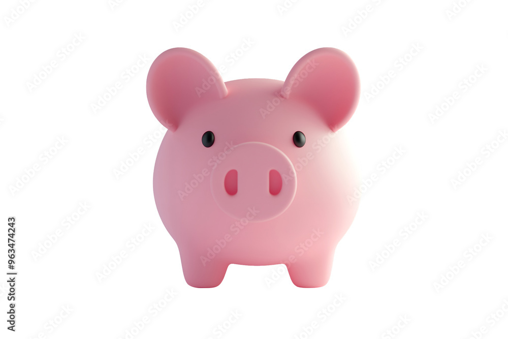 3D Piggy Bank Icon | Isolated on Transparent & White Background | PNG File with Transparency 3D Piggy Bank Icon | Isolated on Transparent & White Background | PNG File with Transparency