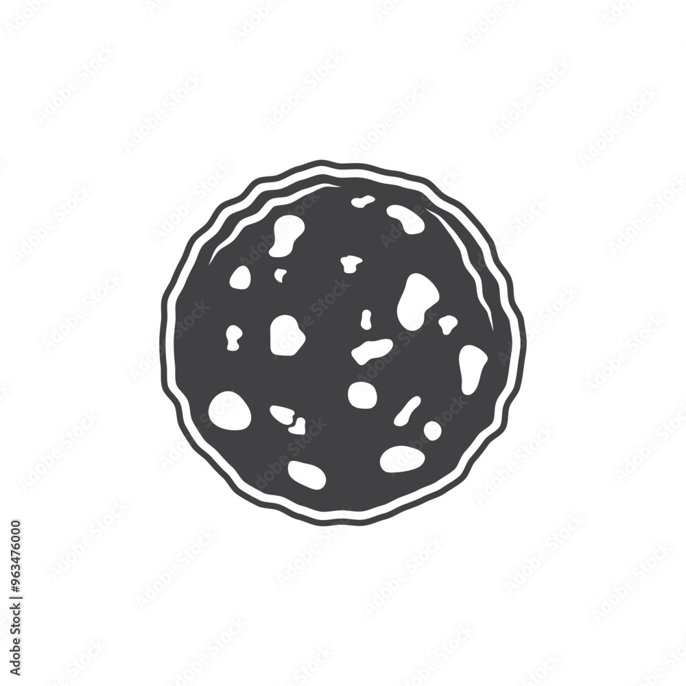 Cookie icon in flat style. Tasty biscuit vector illustration on isolated background. Chocolate bakery sign business concept. Cookie icon in flat style. Tasty biscuit vector illustration on isolated background. Chocolate bakery sign business concept.
