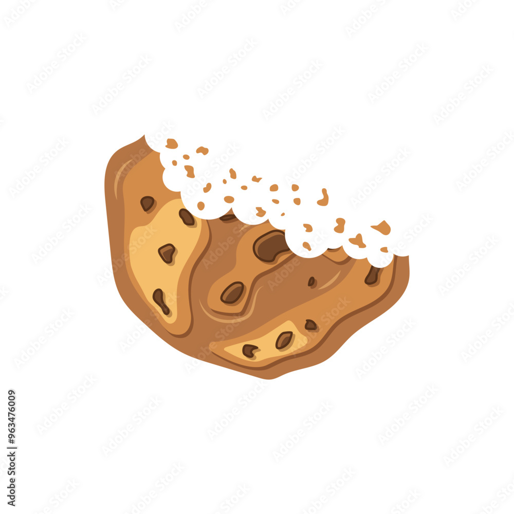 Cookie icon in flat style. Tasty biscuit vector illustration on isolated background. Chocolate bakery sign business concept. Cookie icon in flat style. Tasty biscuit vector illustration on isolated background. Chocolate bakery sign business concept.