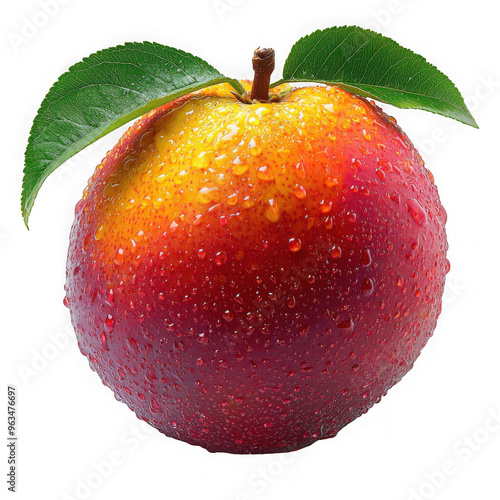 Obraz na płótnie Mango isolated on a transparent background png file no background png file w salonie