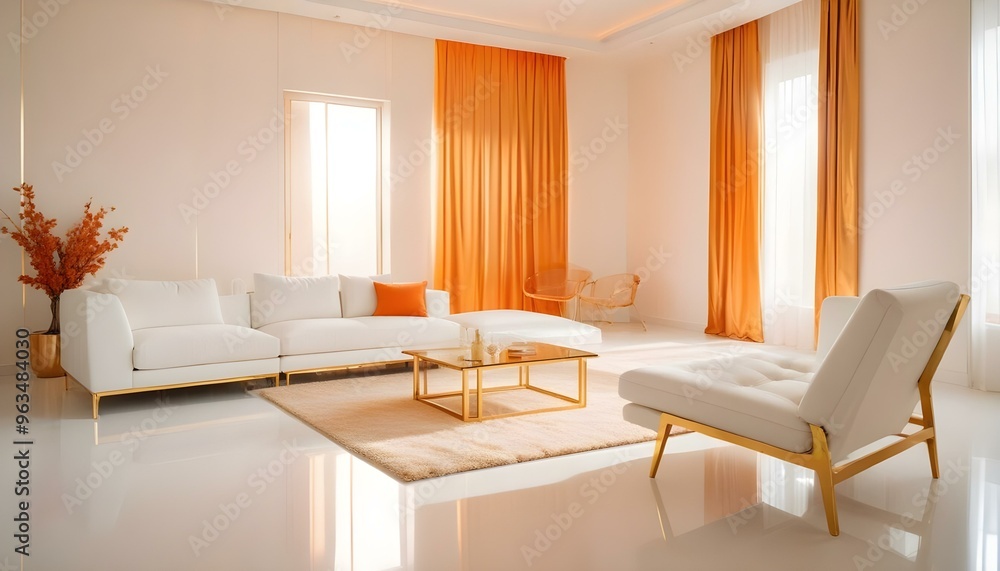 Photo interior modern design room 3d illustration Photo interior modern design room 3d illustration