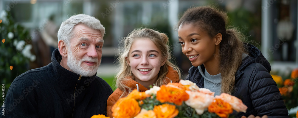 Laughter and Friendship in a Garden of Blooms Laughter and Friendship in a Garden of Blooms