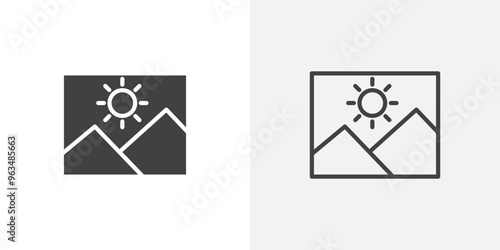 Picture flat simple vector symbols illustration.