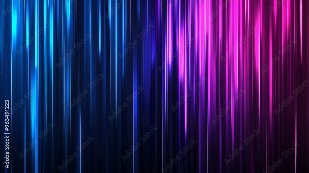 A vibrant abstract background featuring a gradient of blue and purple colors with vertical stripes. This dynamic design can symbolize energy, speed, technology, or futuristic concepts. A vibrant abstract background featuring a gradient of blue and purple colors with vertical stripes. This dynamic design can symbolize energy, speed, technology, or futuristic concepts.