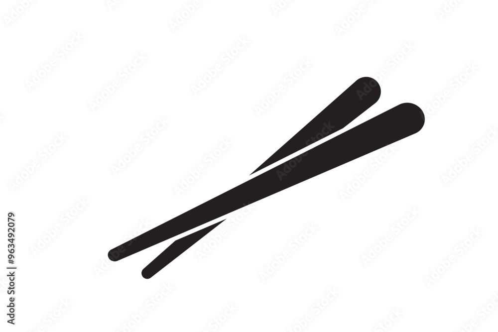 chopsticks on a white background chopsticks on a white background
