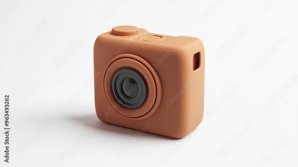 A soft, playful camera model designed for children or as a decorative item. A soft, playful camera model designed for children or as a decorative item.
