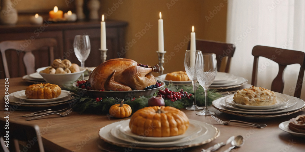 Thanksgiving Dinner Table Setting Thanksgiving Dinner Table Setting