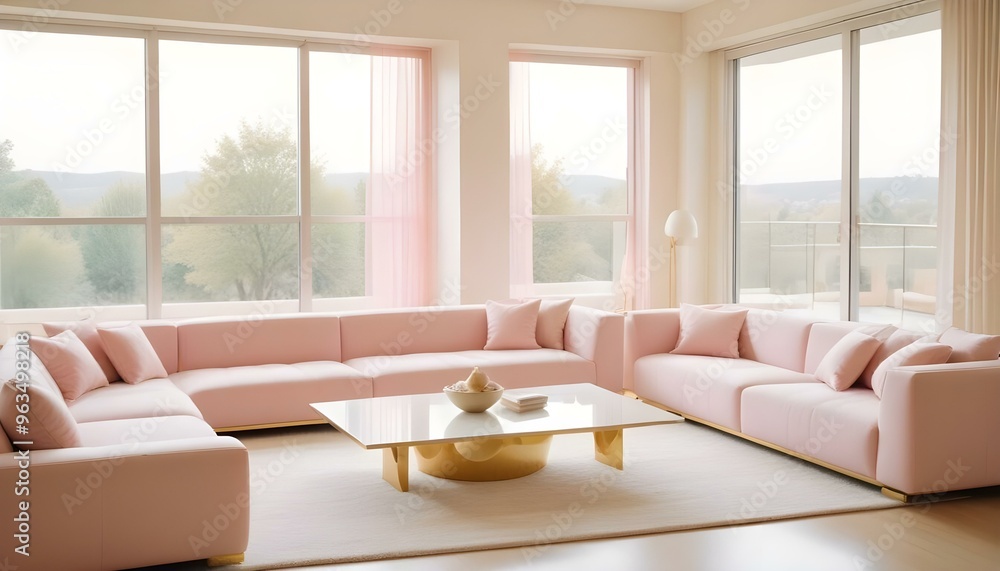 Photo interior modern design room 3d illustration Photo interior modern design room 3d illustration
