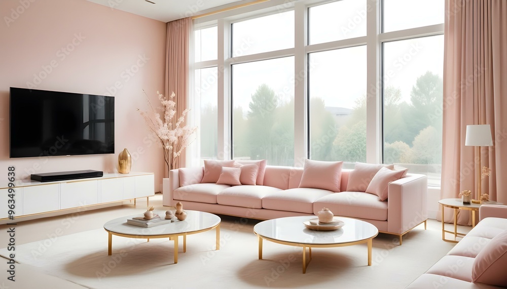Photo interior modern design room 3d illustration Photo interior modern design room 3d illustration