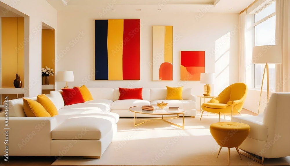 Photo interior modern design room 3d illustration Photo interior modern design room 3d illustration