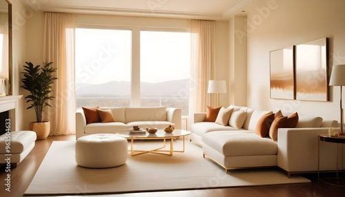 Photo interior modern design room 3d illustration