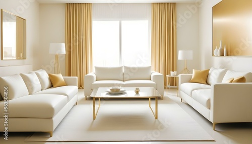 Photo interior modern design room 3d illustration