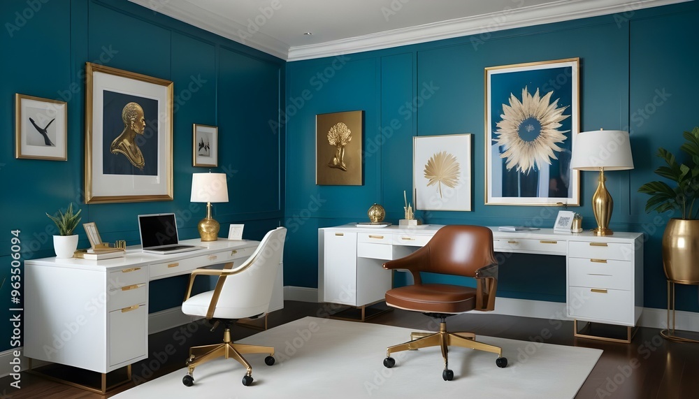 Photo interior modern design room 3d illustration Photo interior modern design room 3d illustration