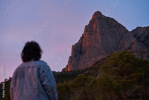 Puig Campana desde su base