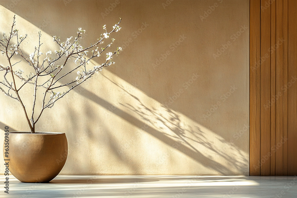 A shot of a piece of Scandinavian interior decoration in a residential living room. Generative AI A shot of a piece of Scandinavian interior decoration in a residential living room. Generative AI
