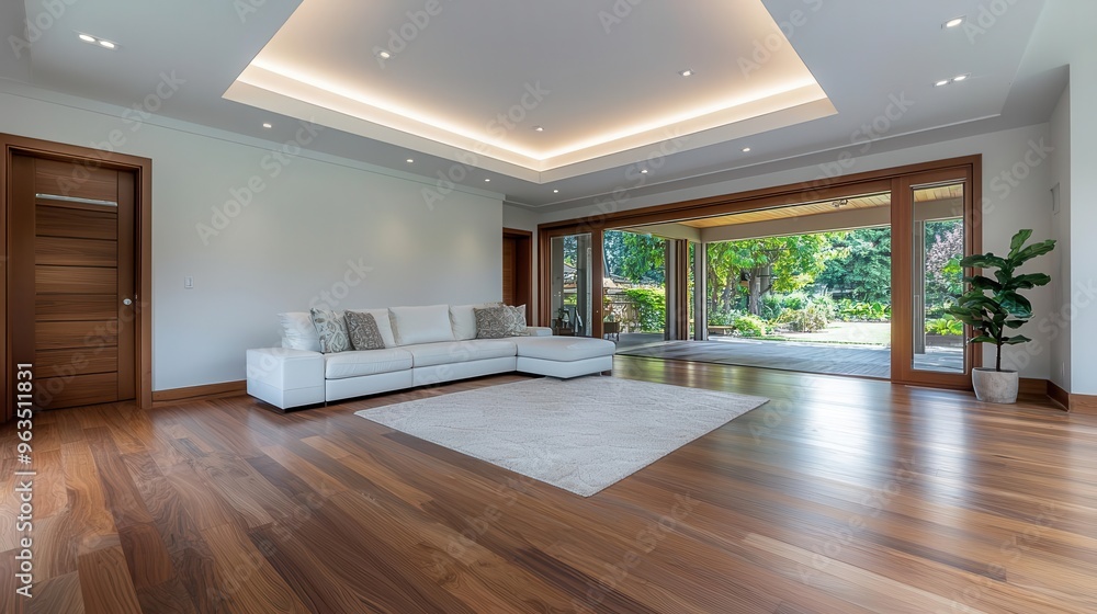 Obraz premium Living Area in Stylish Country Home Interior