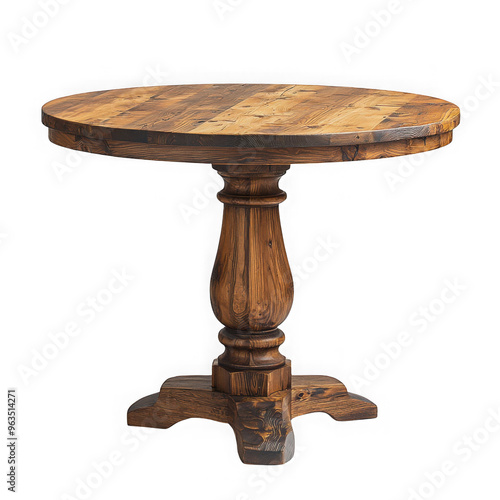 Obraz na płótnie Pedestal Table isolated on a transparent background png file no background_1 png file w salonie