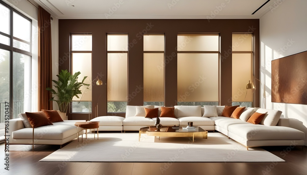 Photo interior modern design room 3d illustration Photo interior modern design room 3d illustration