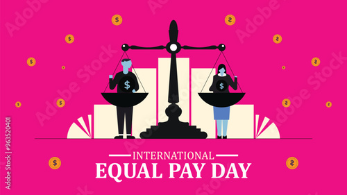 International Equal Pay Day design