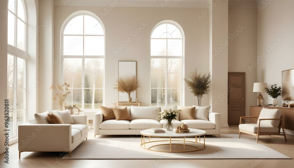 Photo interior modern design room 3d illustration Photo interior modern design room 3d illustration