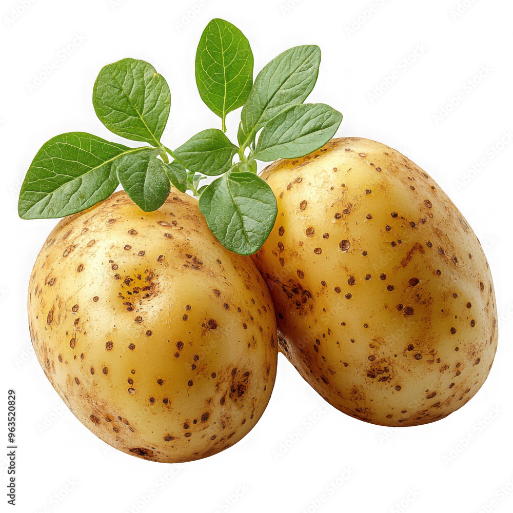 Potato isolated on a transparent background png file no background_1 png file