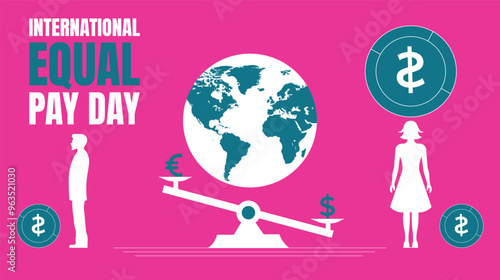 International Equal Pay Day design