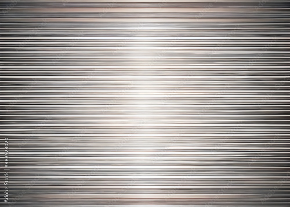 Obraz premium Stunning Metallic Gradient Texture Background Silver Horizontal Lines