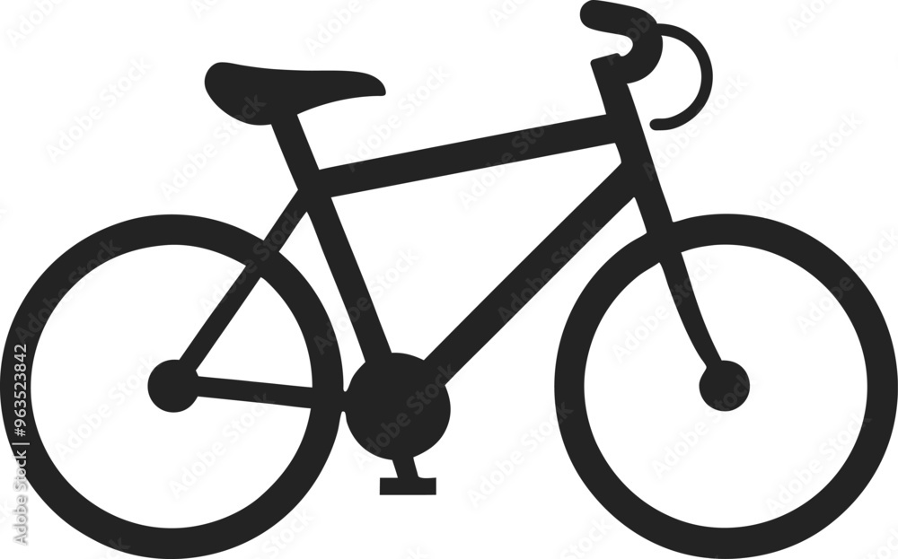 single-silhouette-bicycle-icon-isolated-on-white-background single-silhouette-bicycle-icon-isolated-on-white-background