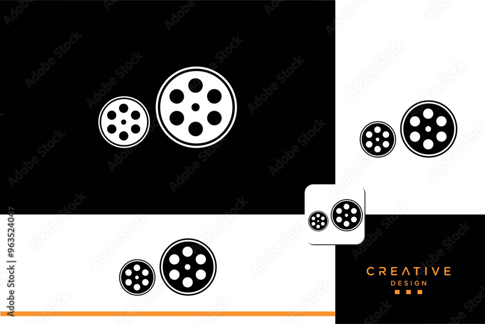 Cinema logo movie emblem template vector image
Cinema logo movie emblem template vector image