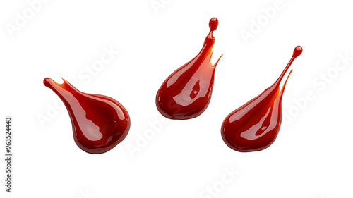 Tomato sauce isolated on transparent background