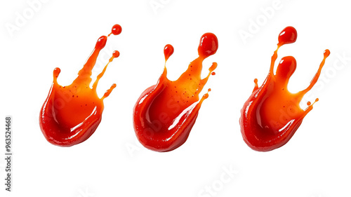 Tomato sauce isolated on transparent background