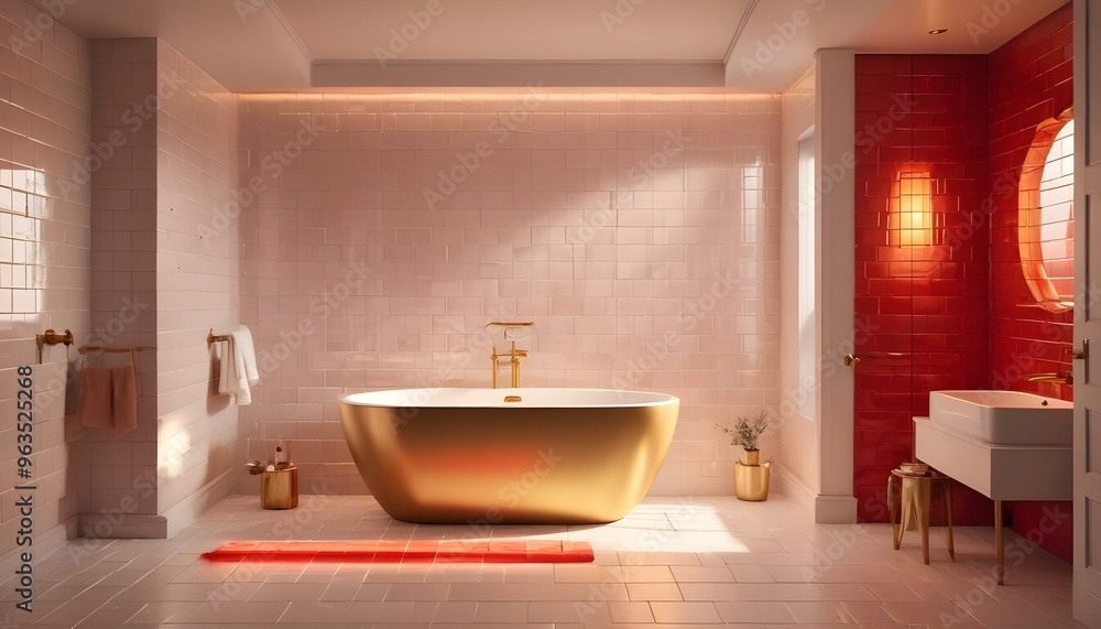 Photo interior modern design room 3d illustration Photo interior modern design room 3d illustration