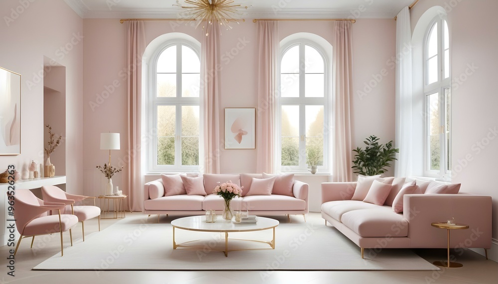 Photo interior modern design room 3d illustration Photo interior modern design room 3d illustration