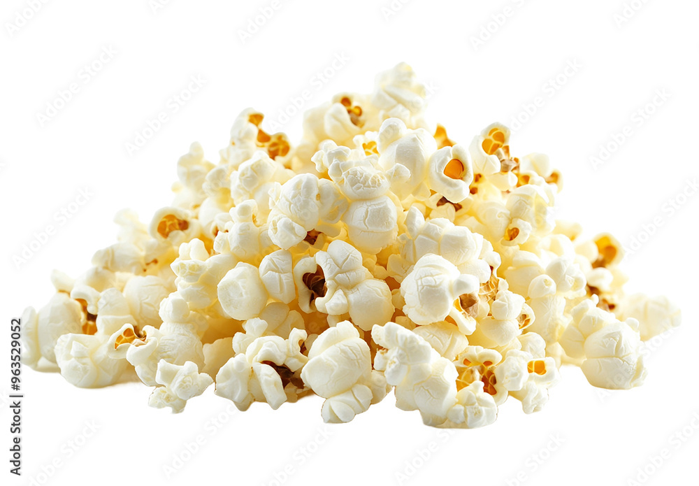 Popcorn isolated on transparent background Popcorn isolated on transparent background