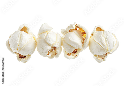 Popcorn isolated on transparent background