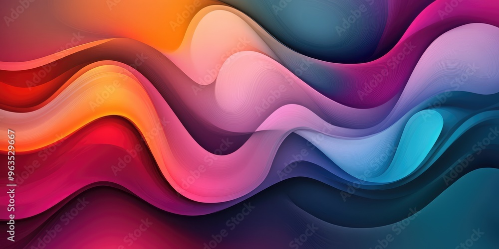 Colorful Background, AI generated illustration. Colorful Background, AI generated illustration.