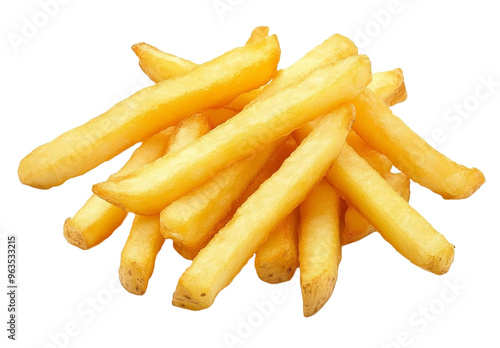 French fries Isolated Transparent background