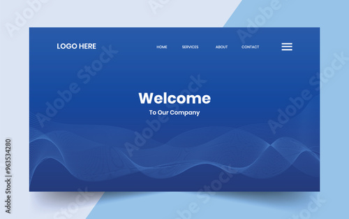 Modern technology abstract creative dynamin gradient wave line banner background for website landing page, hero banner design, webpage header	