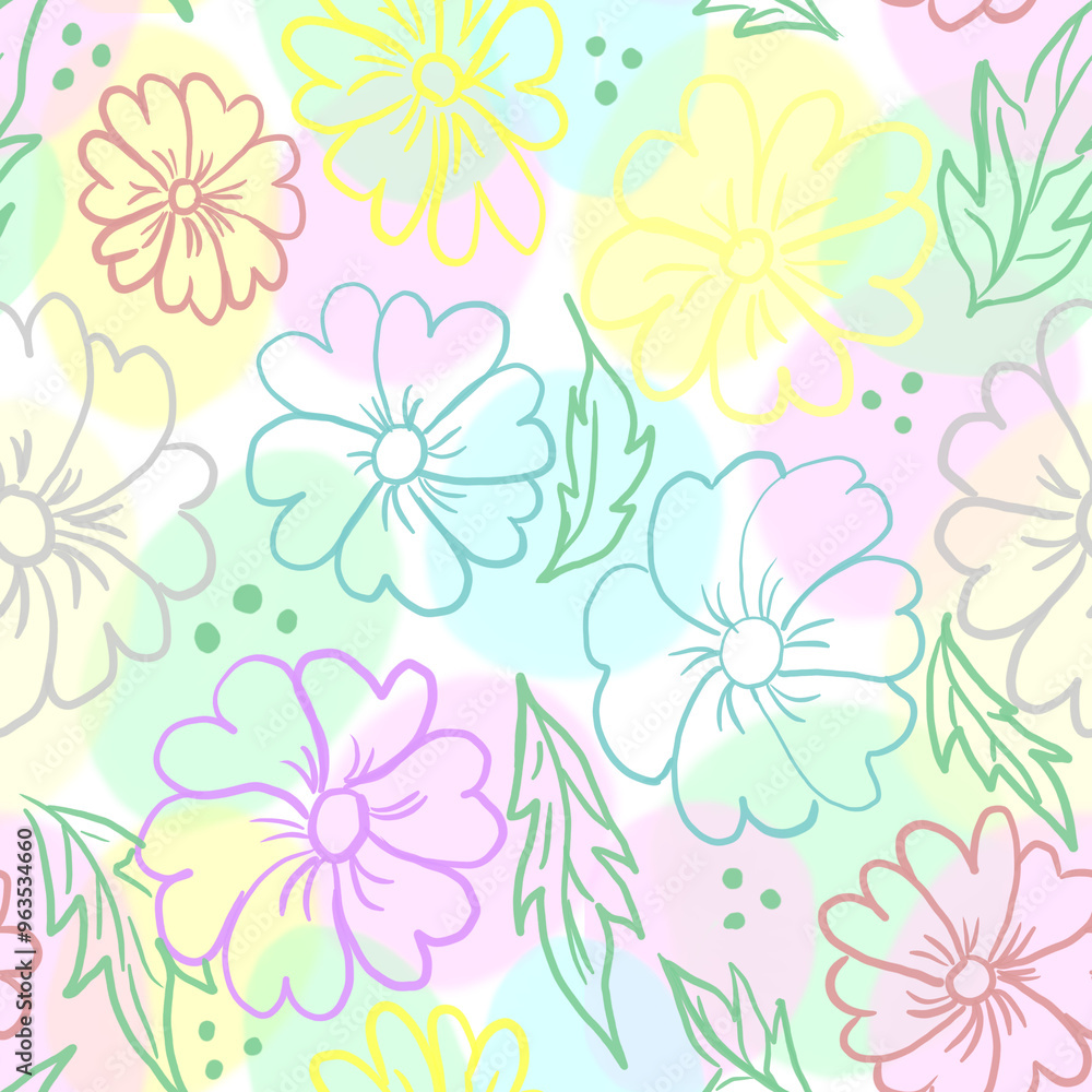 seamless floral pattern seamless floral pattern
