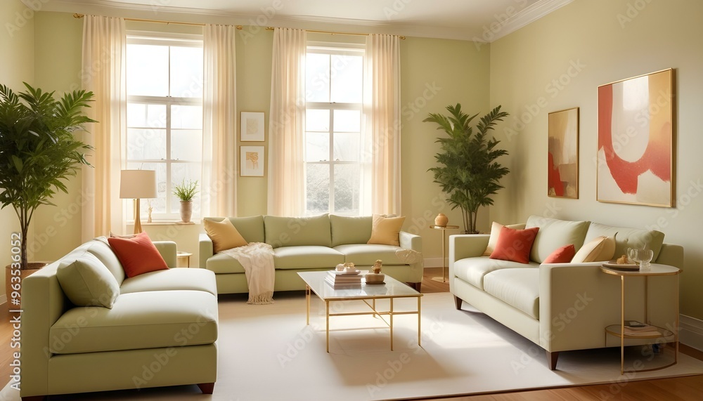 Photo interior modern design room 3d illustration Photo interior modern design room 3d illustration
