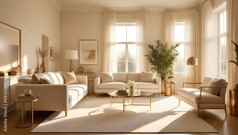 Photo interior modern design room 3d illustration Photo interior modern design room 3d illustration