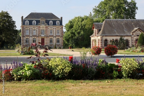 Haras national, pôle hippique, ville de Saint-Lô, département de la Manche, France