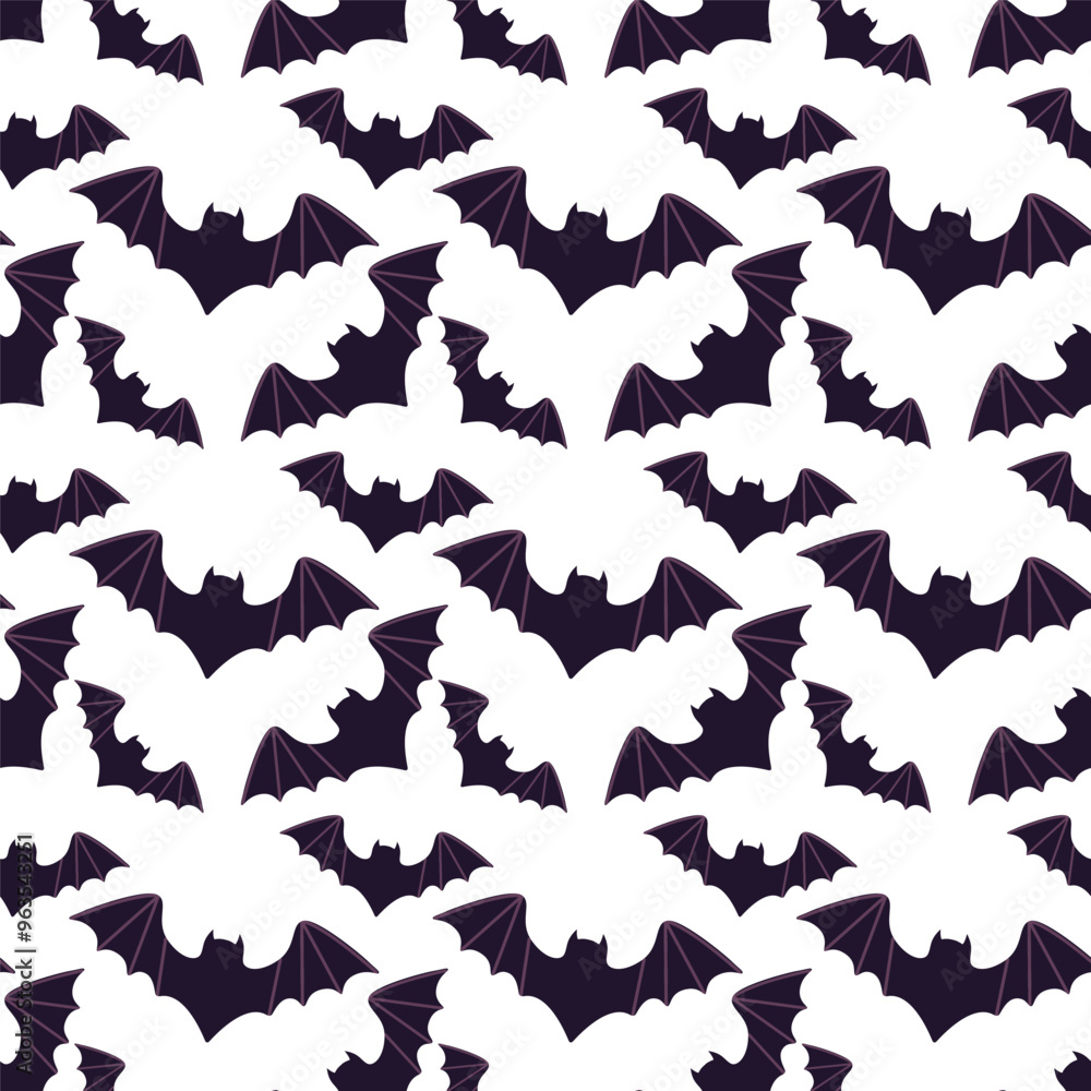 Halloween seamless pattern with bats Halloween seamless pattern with bats