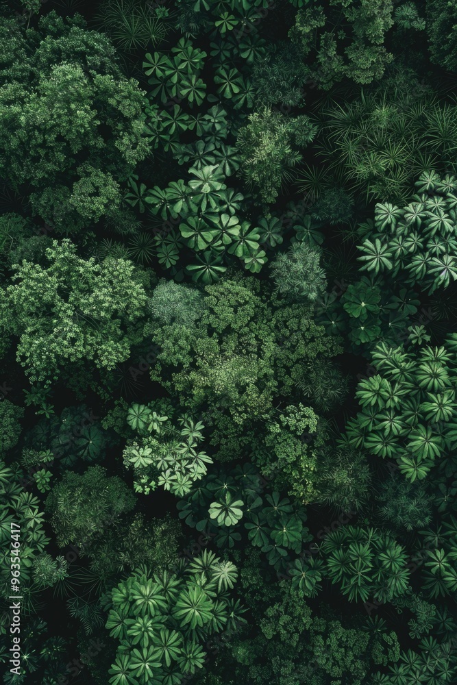 A lush green forest with many trees and plants. Concept of tranquility and serenity, as the dense foliage creates a peaceful and calming atmosphere. The abundance of greenery also suggests a healthy A lush green forest with many trees and plants. Concept of tranquility and serenity, as the dense foliage creates a peaceful and calming atmosphere. The abundance of greenery also suggests a healthy