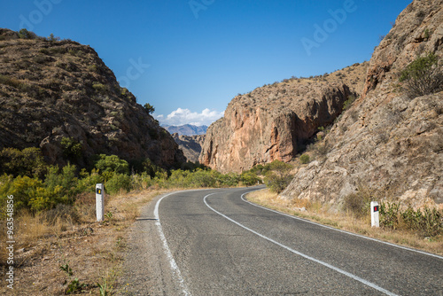 View of the mountains in Armenia