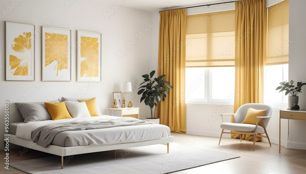 Photo interior modern design room 3d illustration Photo interior modern design room 3d illustration