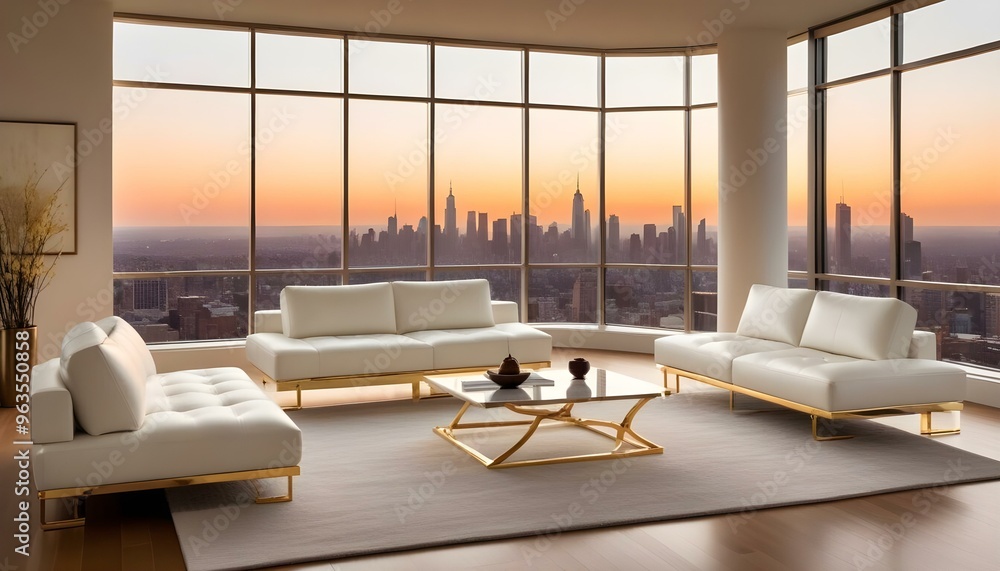 Photo interior modern design room 3d illustration Photo interior modern design room 3d illustration